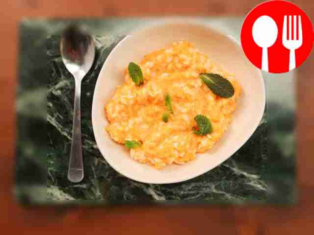 Рисовая каша с тыквой