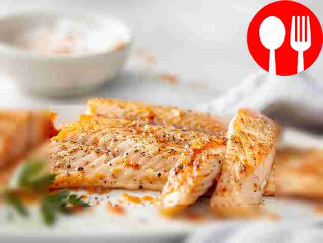 Fragrant pike on the grill