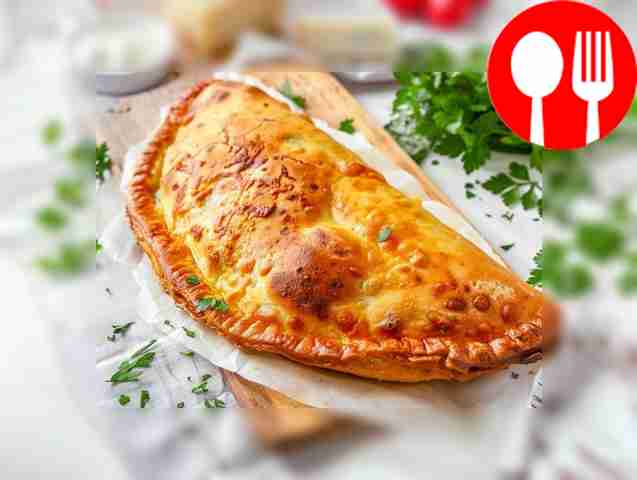 Нежные чебуреки с зеленью