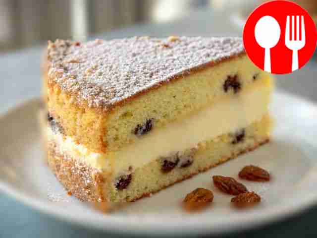 Нежный манник на топленом молоке с заварным кремом