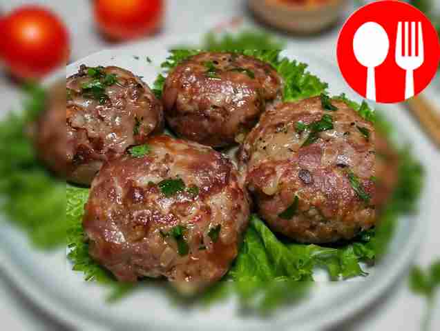 Moose cutlets in a steamer