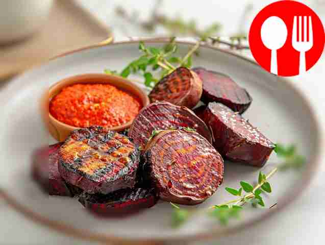 Quick grilled beets