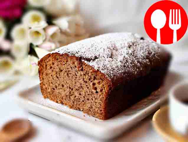 Нежный кекс с халвой и какао