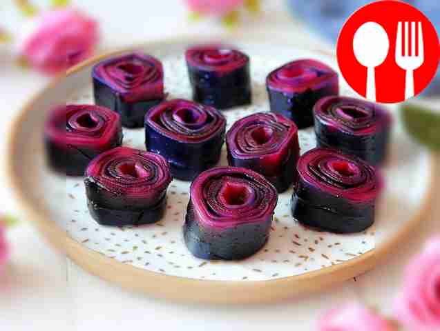 Домашняя пастила из черной смородины Homemade blackcurrant pastille