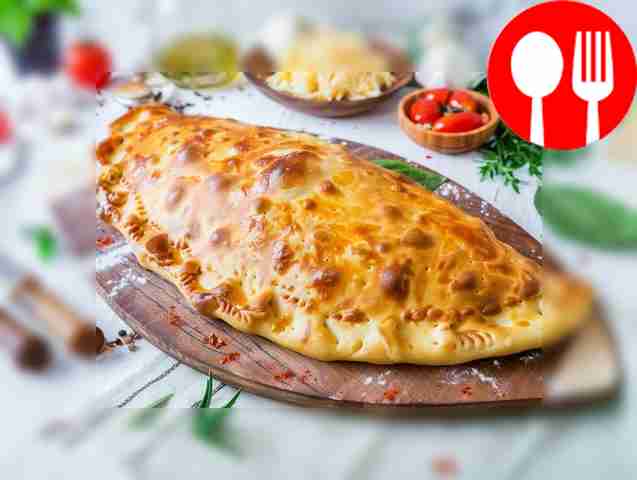 Татарские чебуреки с помидорами