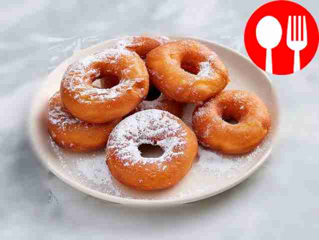 Unusual mashed potato donuts