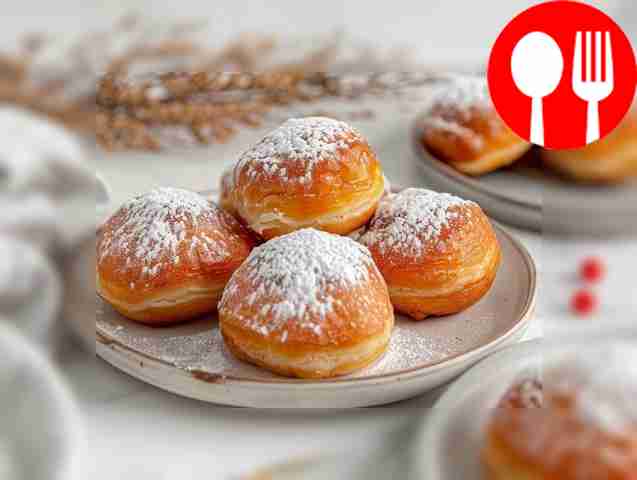 Donuts with soft custard