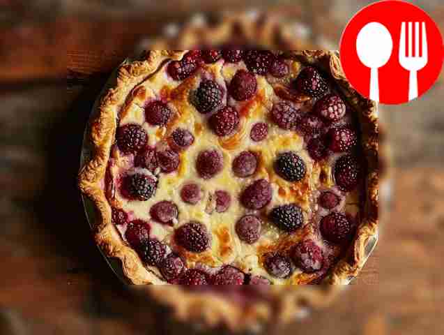 Сметанник с ягодами