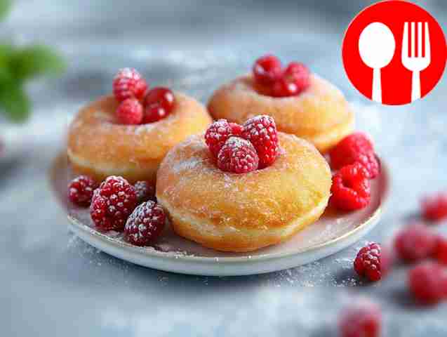 Hearty donuts in the oven