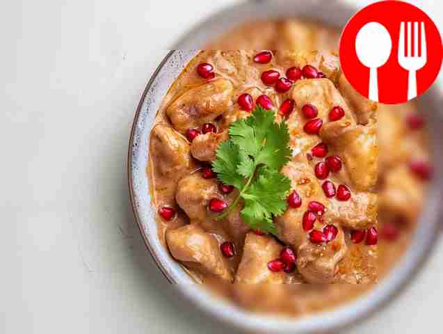 Georgian chicken with satsivi sauce