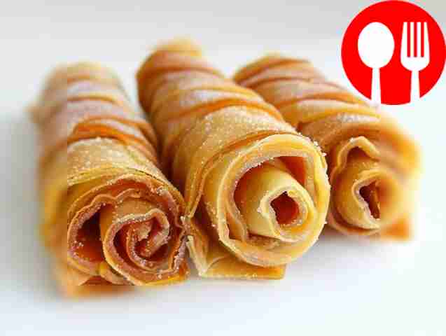 Тающая во рту пастила из яблочного пюре Melt-in-your-mouth applesauce paste