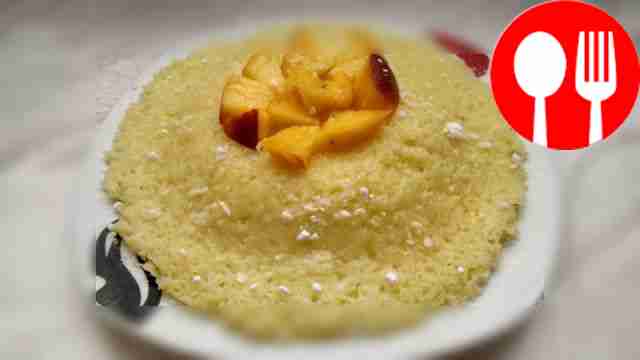 Пышный сочник в микроволновке