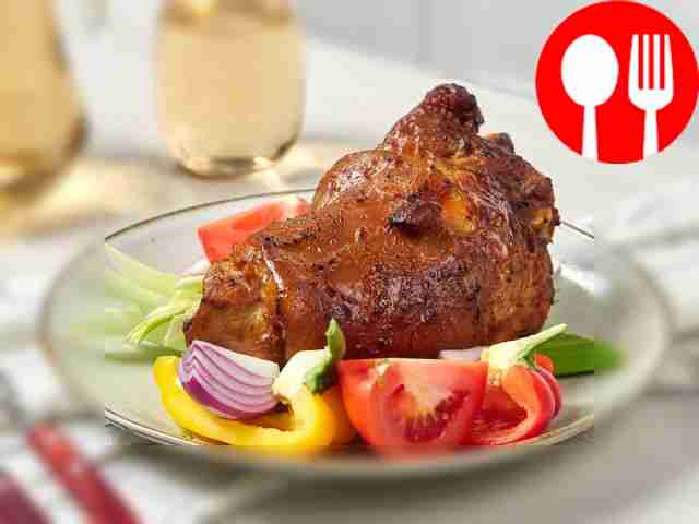 Рулька на мангале