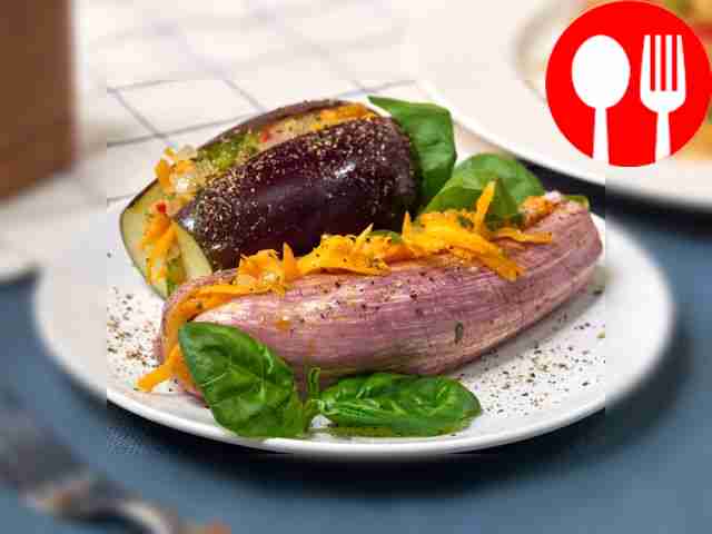 Маринованные баклажаны с морковью