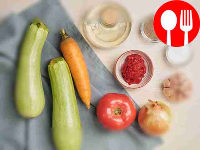 Wash the tomato and make cuts on it. Then pour...