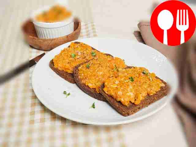 Serve squash caviar as an appetizer, spreading...