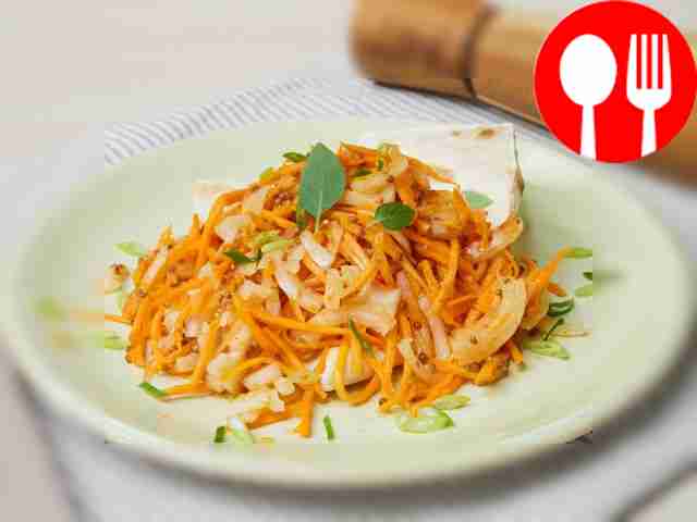 Korean carrots with onions