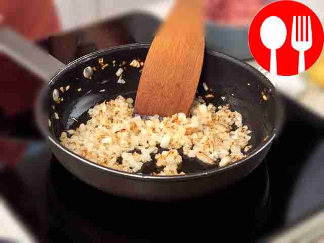 Prepare the onions. Cut the onions into small...