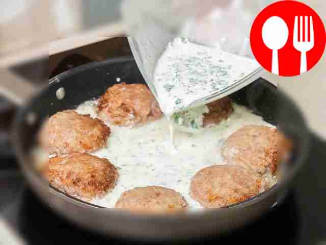 Simmer the meatballs in the sauce. Place the...