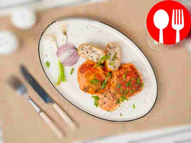 Биточки с грибами