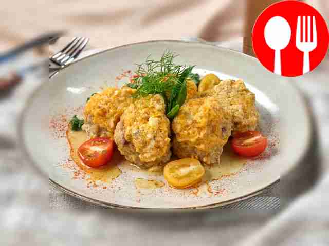 Биточки с молоком