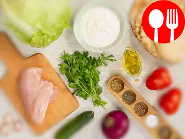 Wash the tomatoes, cucumber, onion and garlic...