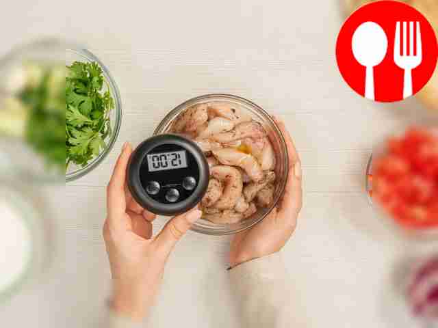 Prepare the marinade for the meat. Cut the...