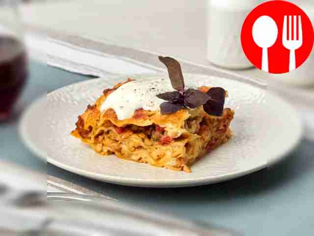 Лазанья с соусом «Бешамель»