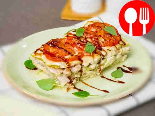 Лазанья по-русски с кабачком