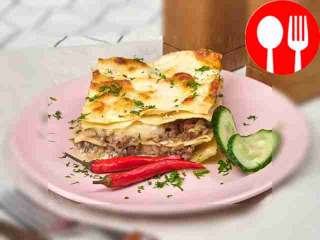 Лазанья со сметаной