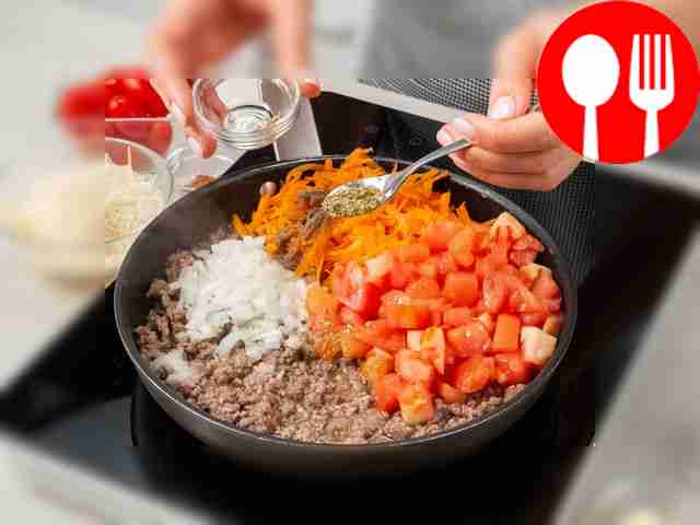 Make the filling. Heat olive oil in a frying...