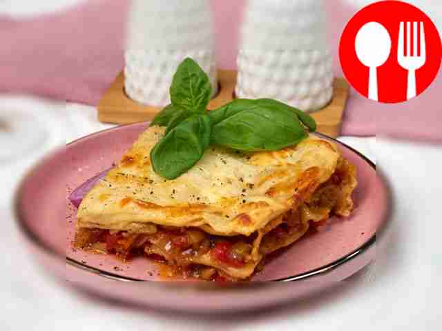 Лазанья с овощами