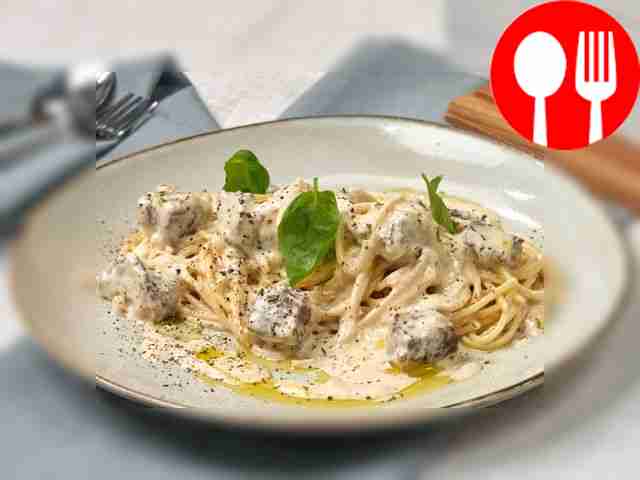 Спагетти с говядиной