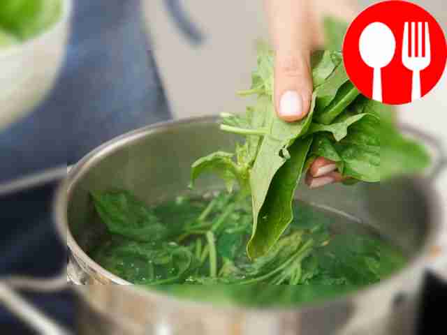 Add spinach and spices. Add spinach mixture,...