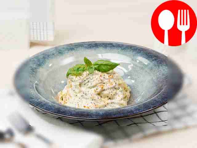 Спагетти со сметаной