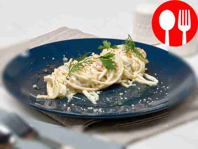 Спагетти с рикоттой