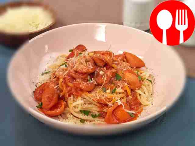 Спагетти на скорую руку