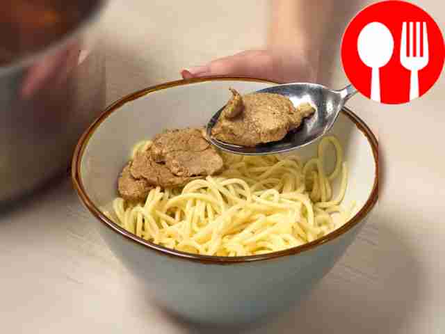 Prepare the ramen. Boil the noodles for 5...