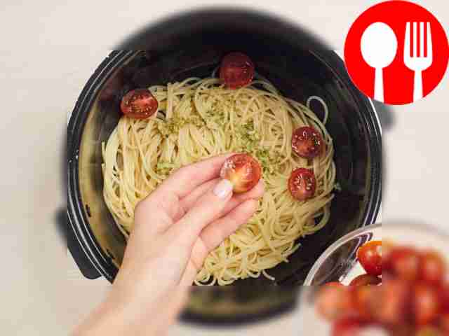 Finish cooking the spaghetti. At the end of...