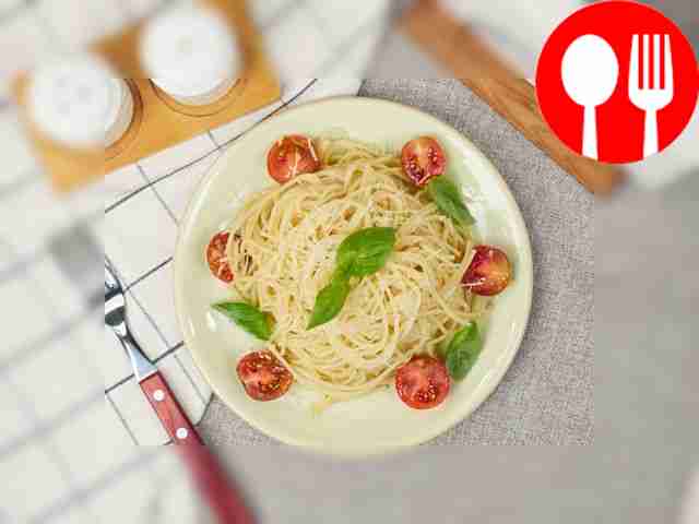 Remove the spaghetti from the multicooker and...