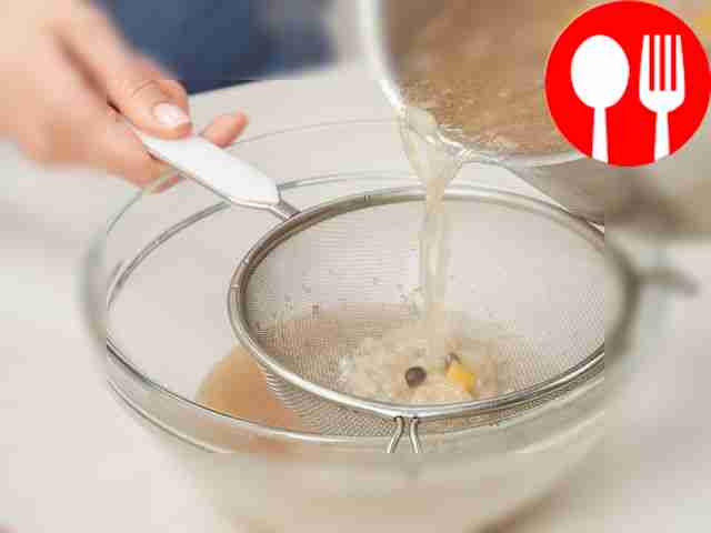 Cook the broth. Place a pan of water on the...