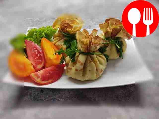 Great pancakes with chicken