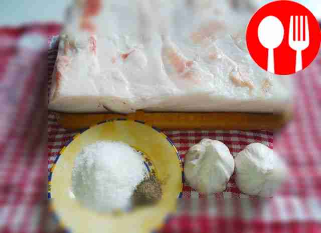 Dry the lard with a paper towel and cut into...