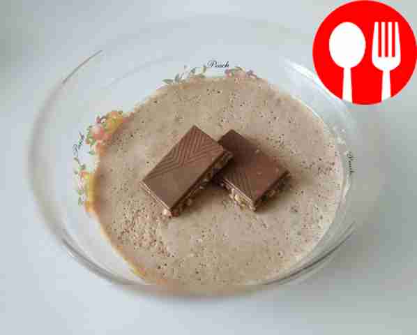 Delicate soufflé from fermented baked milk