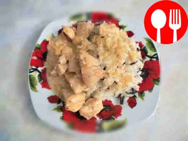 Нежная курица со сметаной