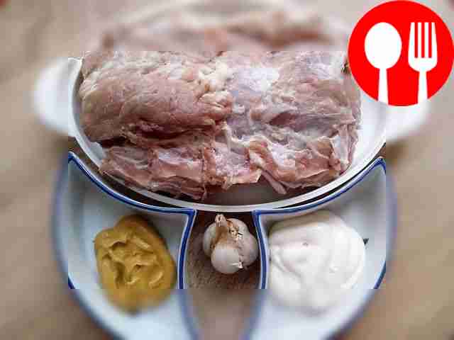 Rinse the pork thoroughly and dry with...