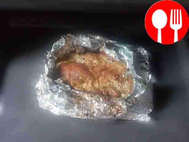 Bake in the oven at 180C for an hour, then...