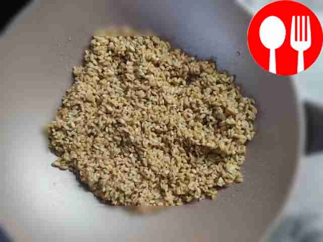 Heat a frying pan, pour in the cereal and heat...