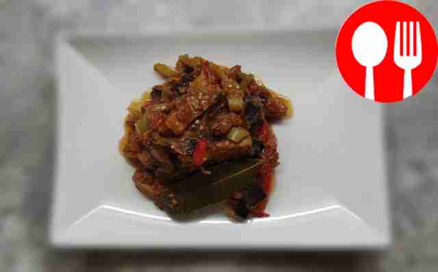 Pork with eggplant