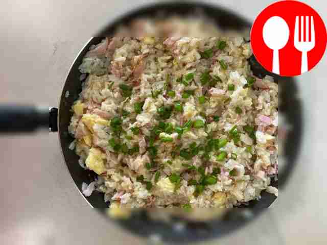 Add bacon to the pan and fry until crispy. Add...